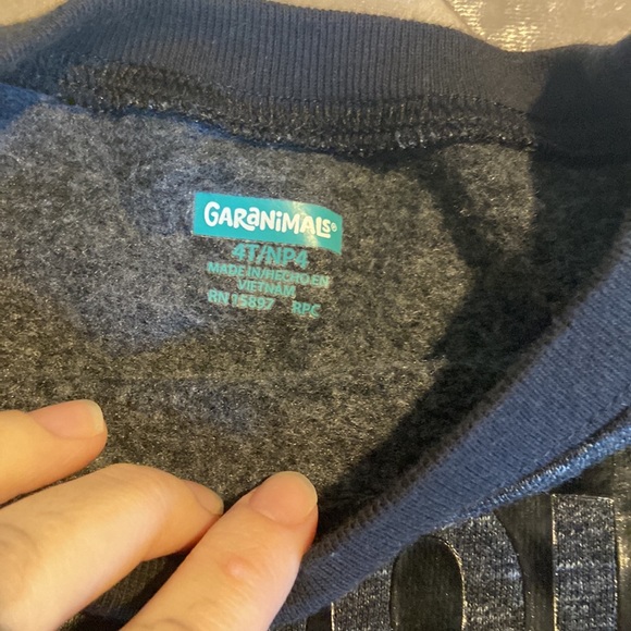 TODDLER BOY GARANIMALS SWEATSHIRT SET 4T - Picture 3 of 7